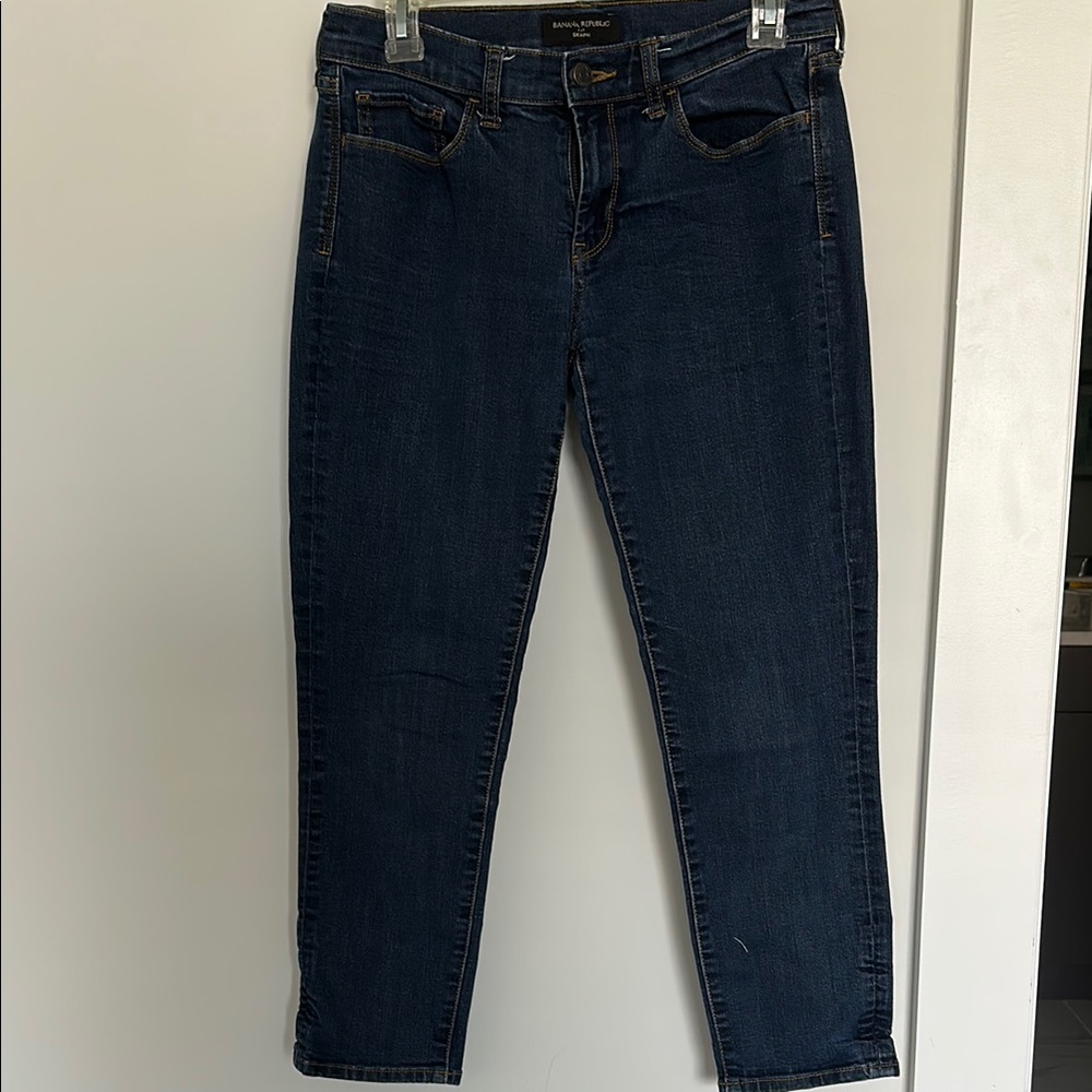 Banana Republic Blue Skinny Jeans Classic Style